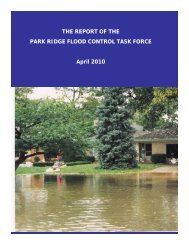 The Report of the Flood Control Task Force ... - City of Park Ridge