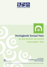 Verslagboek Sociaal Huis - 1. Een gids doorheen ... - Vlaanderen.be