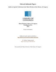 Edward Jablonski Papers [finding aid]. Library of Congress. [PDF ...