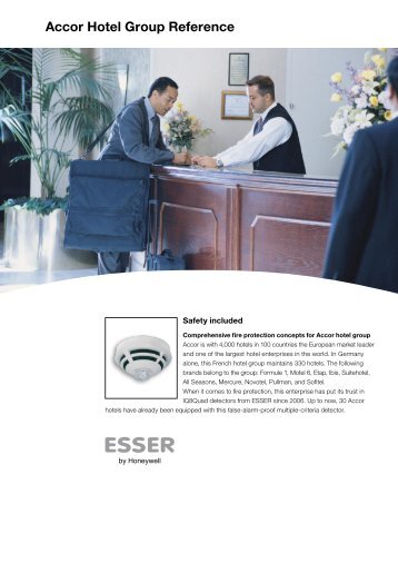 Accor Hotel Group Reference - ESSER by Honeywell
