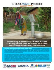 Ghana WASH Project Success Story - Relief International