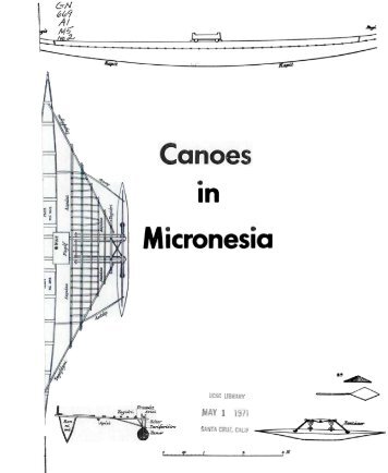 Canoes in Micronesia - Friends of Tobi Island