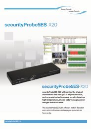 AKCP securityProbe 5ES-X20 Datasheet - Openxtra