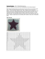 Star Design - Authentic Knitting board