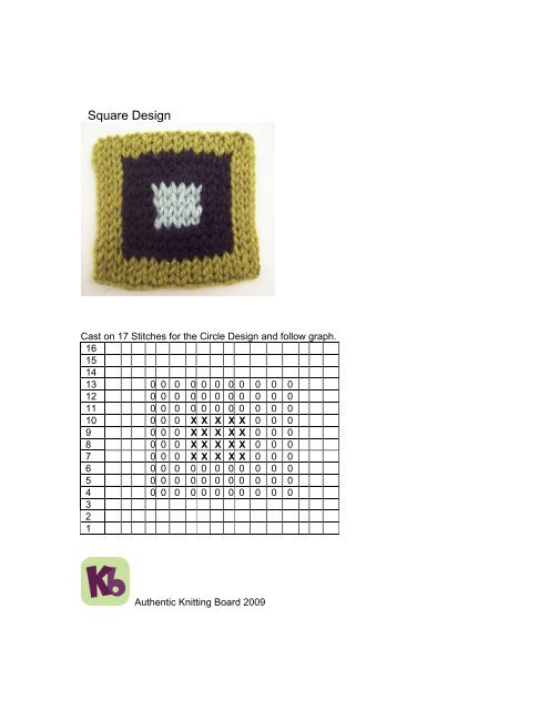 Star Design - Authentic Knitting board