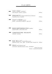 Download menu as pdf - Grandhotel Schloss Bensberg