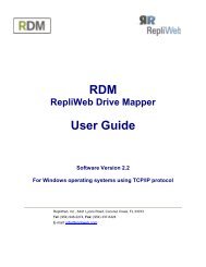 RDM v2.2 User Guide - Attunity