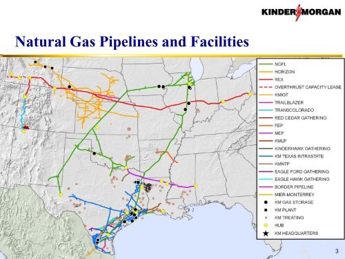 Natural Gas Pipelines - Kinder Morgan