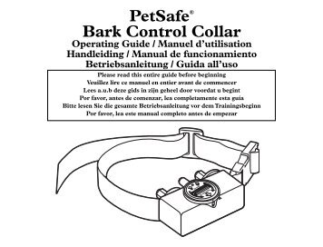 PetSafeÂ® Bark Control Collar