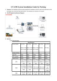 GV-LPR System Installation Guide for Parking - CCTV Cameras