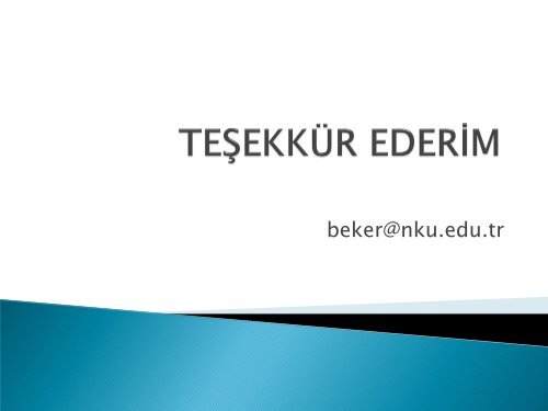 Slayt 1 - E-Universite - Namık Kemal Üniversitesi