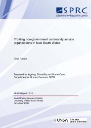 Profiling non-government community service organisations in New ...