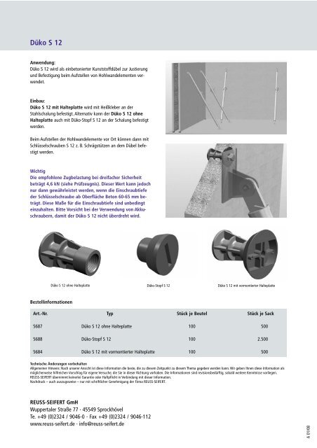 Produkt Ordner 2009 (pdf 8 MB) - Reuss-Seifert GmbH