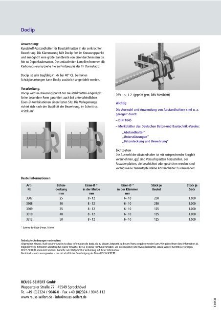 Produkt Ordner 2009 (pdf 8 MB) - Reuss-Seifert GmbH