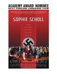 SOPHIE SCHOLL - Zeitgeist Films.