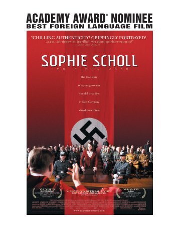 SOPHIE SCHOLL - Zeitgeist Films.