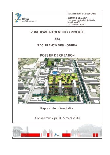 ZONE D'AMENAGEMENT CONCERTE dite ZAC ... - Massy