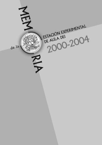 Memoria de la EEAD. 2000-2004 - EstaciÃ³n Experimental de Aula ...