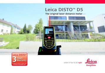 Leica DISTO™ D5