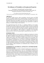 The Influence of Wettability on Petrophysical Properties