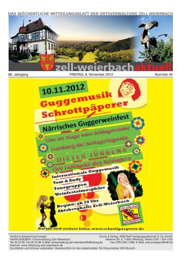 Ihr Verkündblatt - Zell-Weierbach