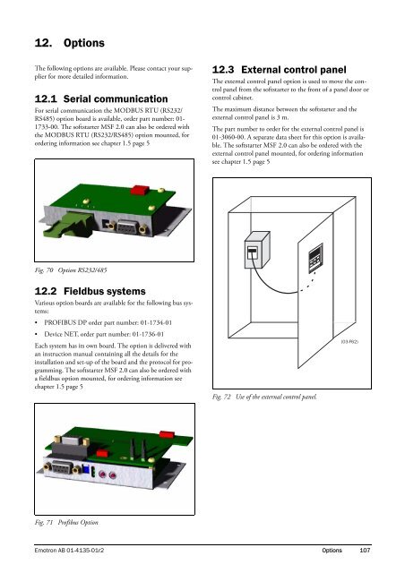 Emotron MSF 2.0 Softstarter