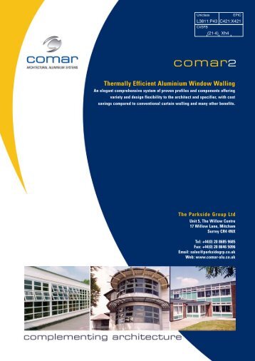 COMAR 2 - Comar Architectural Aluminium Systems