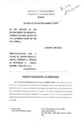 Request for Issuance of Subpoena (BPI) - Ibp.ph