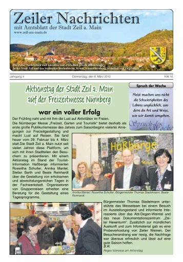 Zeiler Nachrichten - Stadt Zeil a. Main
