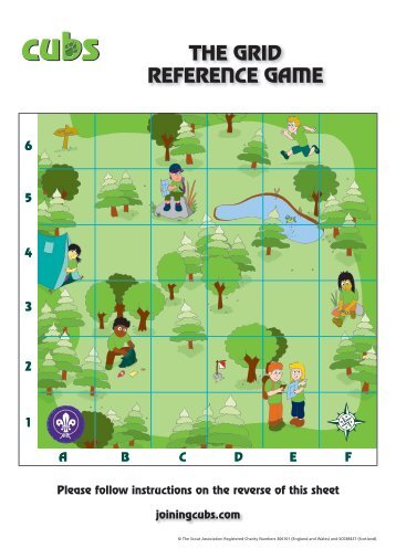 THE GRID REFERENCE GAME - The Scout Association