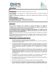 Higiene Hospitalaria 2004 - Gobierno de la Provincia de NeuquÃ©n