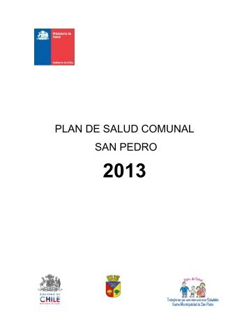 PLAN DE SALUD COMUNAL SAN PEDRO - I.Municipalidad de San ...