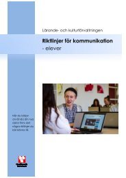 Riktlinjer för kommunikation - elever - Hint - Hudiksvalls kommun