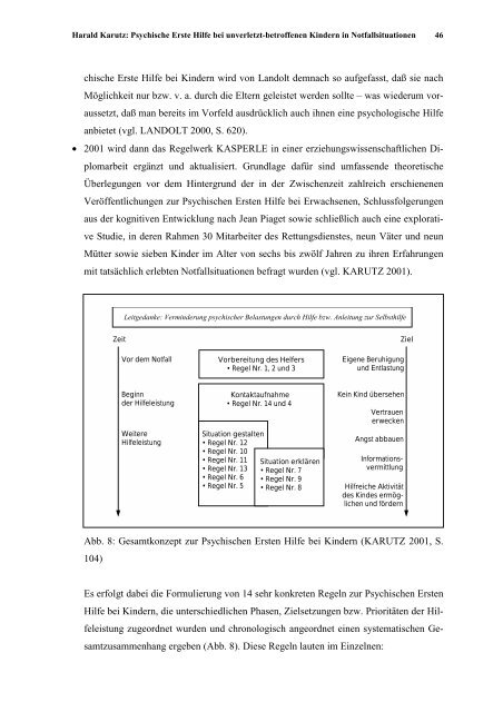 Psychische Erste Hilfe bei unverletzt-betroffenen Kindern in ...