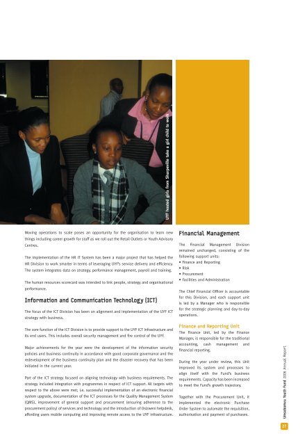 Umsobomvu Youth Fund Annual Report 2006 - Nyda