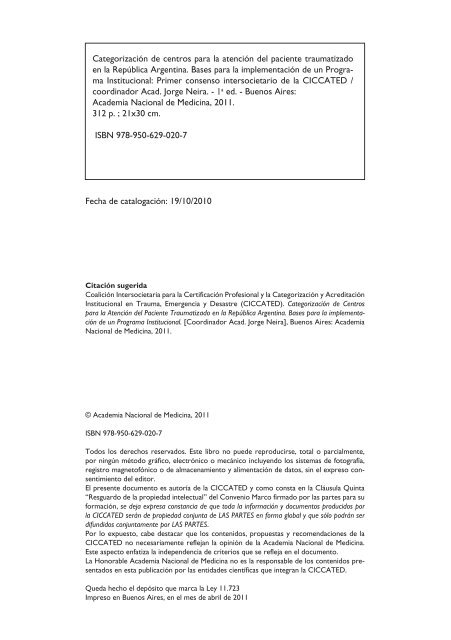 Libro Academia Nacional de Medicina CONSENSO 2010-1