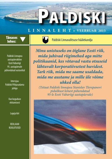 2/13 27.02.2013 - Paldiski Linnavalitsus