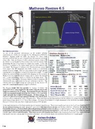 Mathews Mini Max Cam Chart