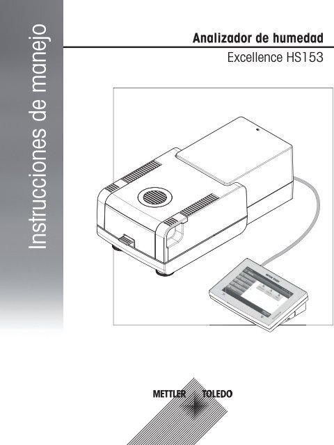 Instrucciones de manejo Analizador de humedad Excellence HS153