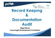 Record Keeping and Documentation Audit Presentation - Health ...