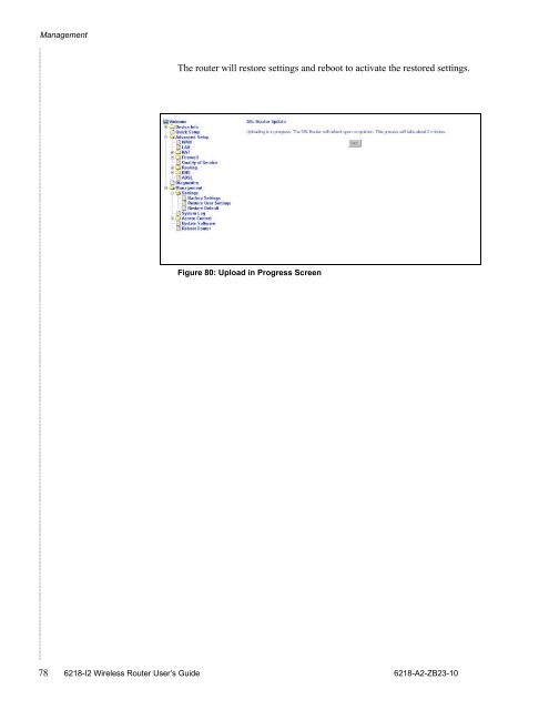 6218-I2 Wireless Router User's Guide - Zhone Technologies