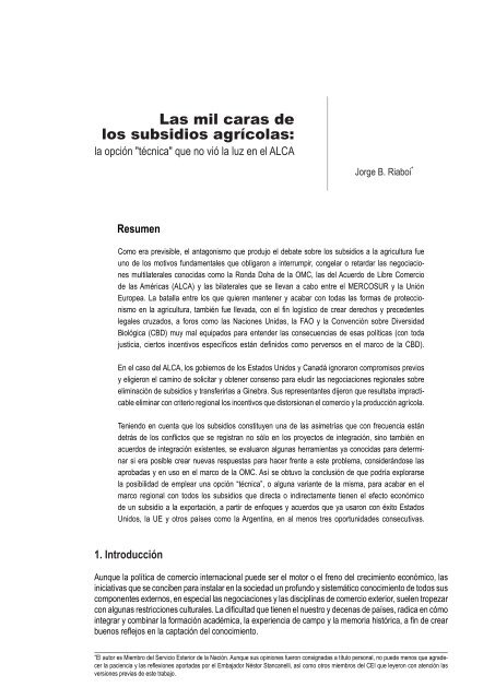 Revista del CEI - Centro de EconomÃ­a Internacional