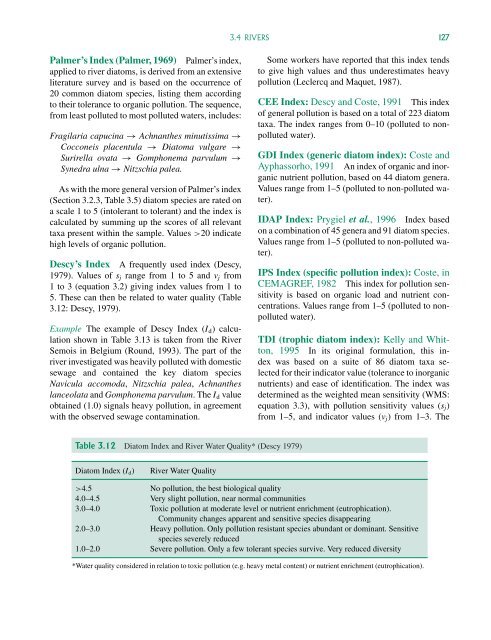 Freshwater Algae: Identification and Use as Bioindicators