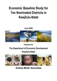 Economic Baseline Study for Ten Nominated Districts in KwaZulu ...