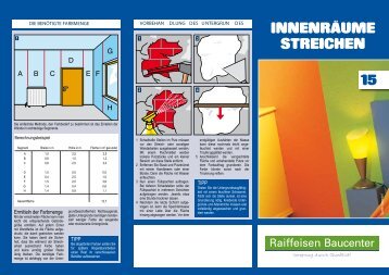 Tipps und Tricks Innenwände streichen (PDF, 1.2 MB - ZG Raiffeisen