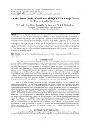 Unified Power Quality Conditioner (UPQC) With ... - Research Inventy