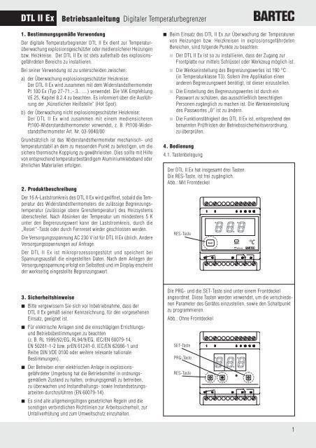 DTL II Ex - Bartec