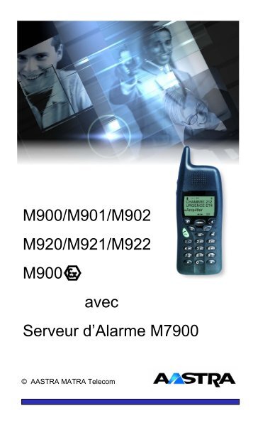 Manuel Poste Dect M900 Ã  M922 - TL systÃ¨mes