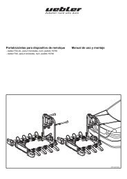 Manual de uso y montaje Portabicicletas para dispositivo ... - Uebler