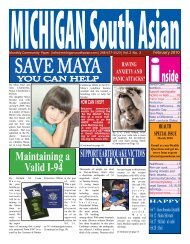 Feb 2010 - Michigan South Asian